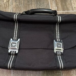 Buckle-Down Corvette GM collectible Briefcase with seatbelt buckles
